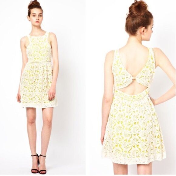 Anthropologie Greylin Valencia Lace Dress Small - Picture 1 of 7